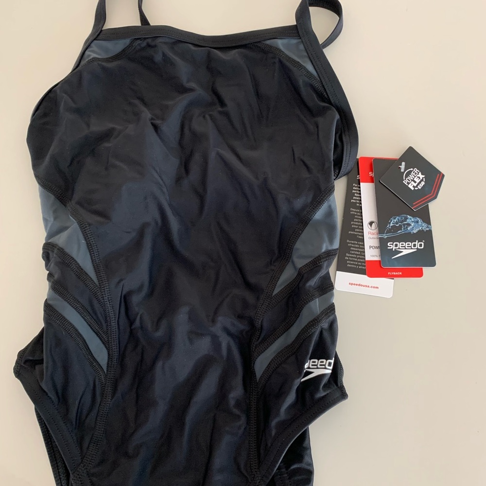 Speedo fly back racing suit, NWT, size 30